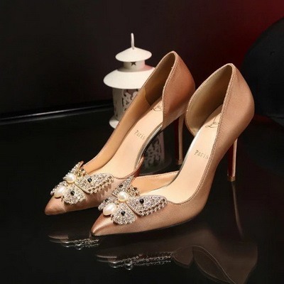 Christian Louboutin Shallow mouth stiletto heel Shoes Women--042
